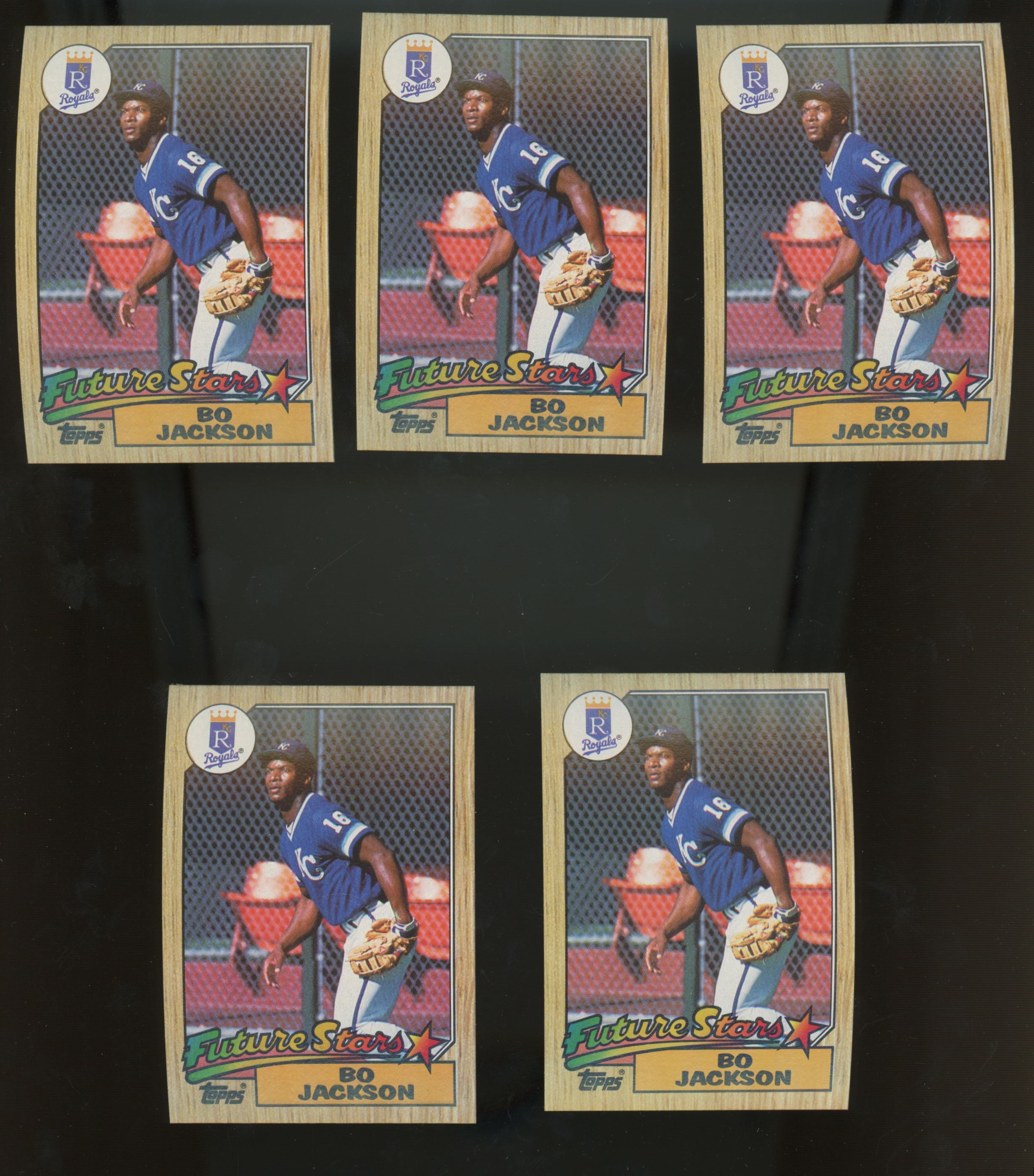 1987 Topps Bo Jackson RC #170 Lot of 25 NM-MT "A"