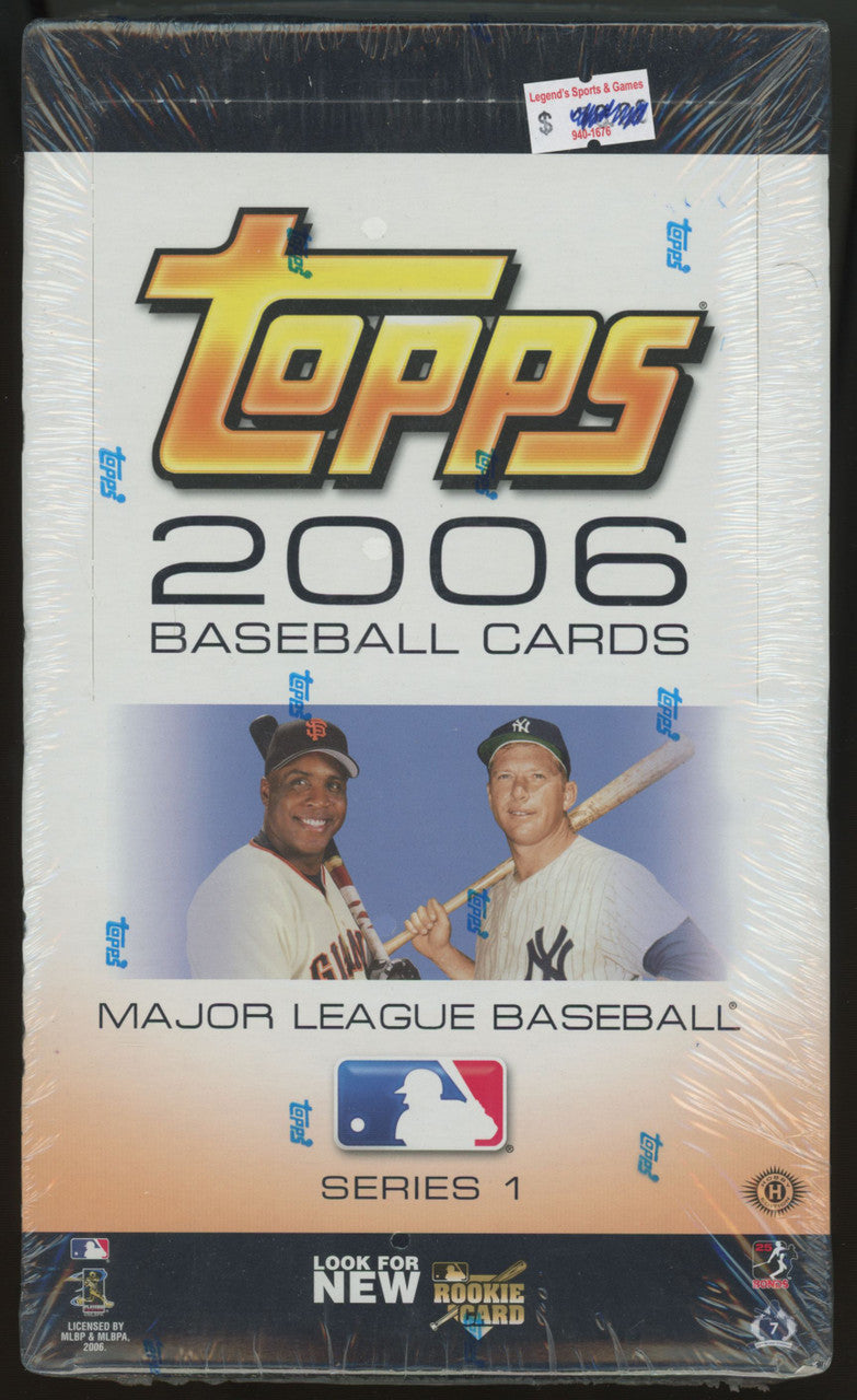 2006 Topps Baseball Series 1 Hobby Box Factory Sealed