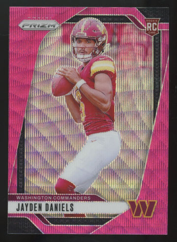 2024 Panini Prizm Jayden Daniels RC Pink Wave #347