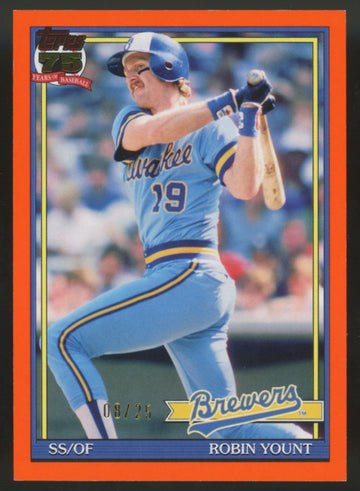 2026 Topps Series One Robin Yount 1991 Orange /25 #T91-32