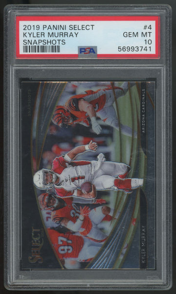 2019 Panini Select Kyler Murray RC Snapshots #4 PSA 10 *741