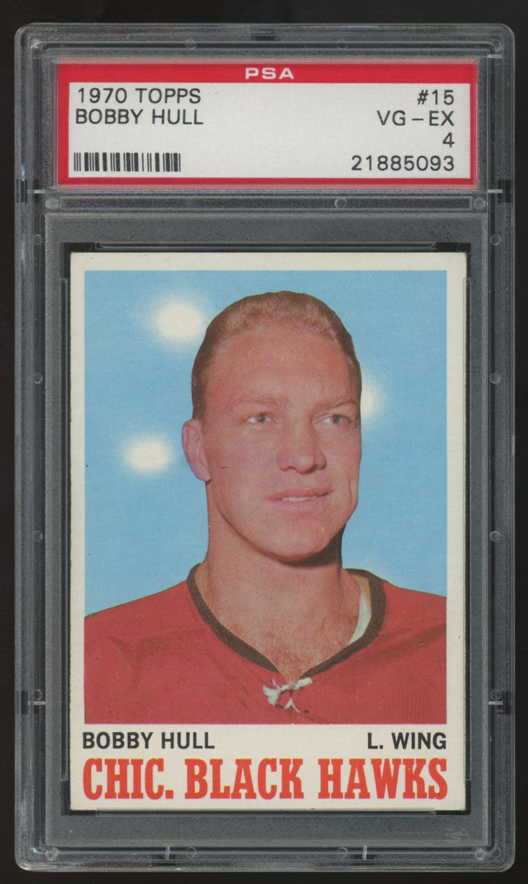 1970-71 Topps Bobby Hull #15 PSA 4