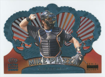 2000 Pacific Crown Royale Mike Piazza Platinum Blue /75 #92