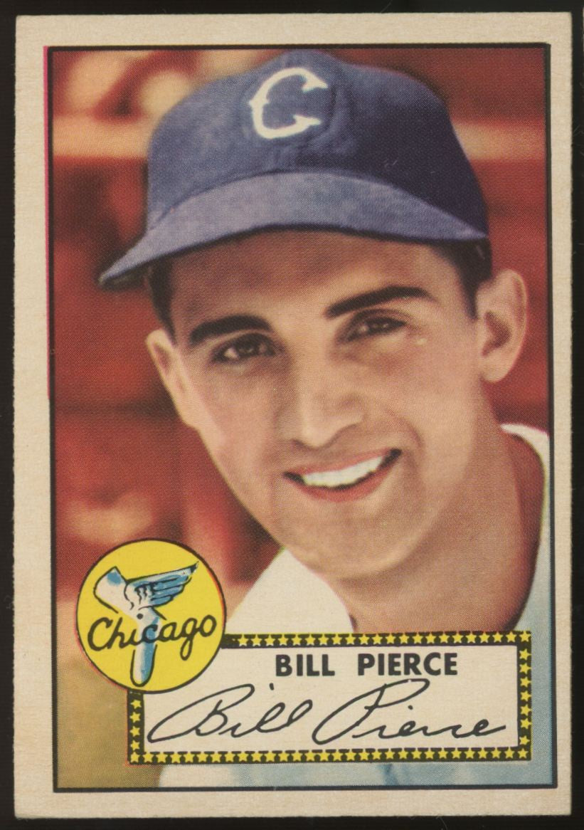 1952 Topps Bill Pierce #98 EX "A"