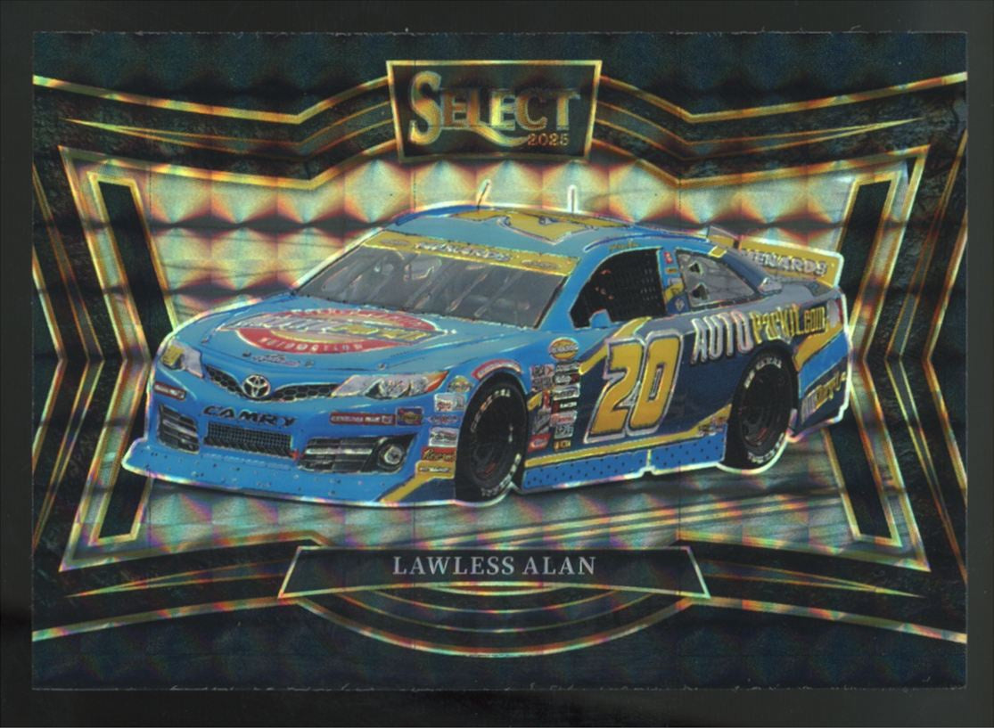 2025 Panini Select Racing Lawless Alan Black Finite Prizm 1/1 #116