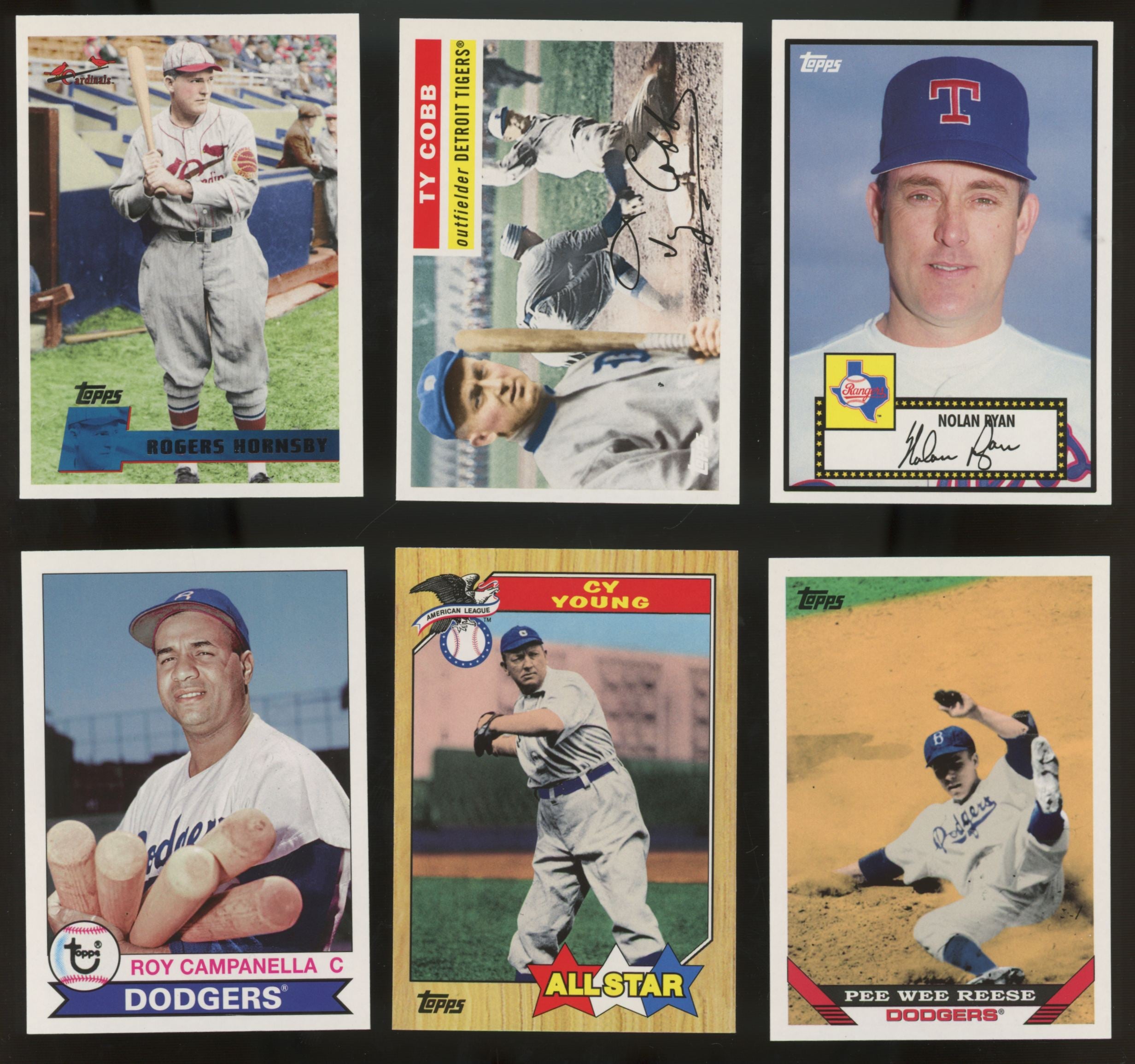 2010 Topps Baseball Vintage Legends Collection Complete Set (50/50)
