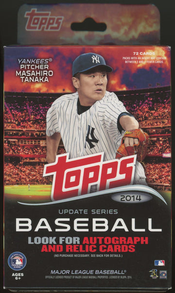 2014 Topps Baseball Update Series Hanger Box Factory Sealed