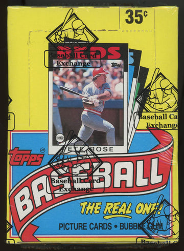 1986 Topps Baseball Wax Box FASC BBCE Wrapped Sealed