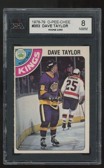 1978-79 O-Pee-Chee Dave Taylor RC #353 KSA 8