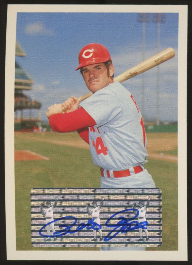 1985 Topps Renata Galasso Pete Rose Auto #98