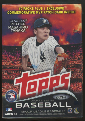 2014 Topps Baseball Update Series Blaster Box Factory Sealed