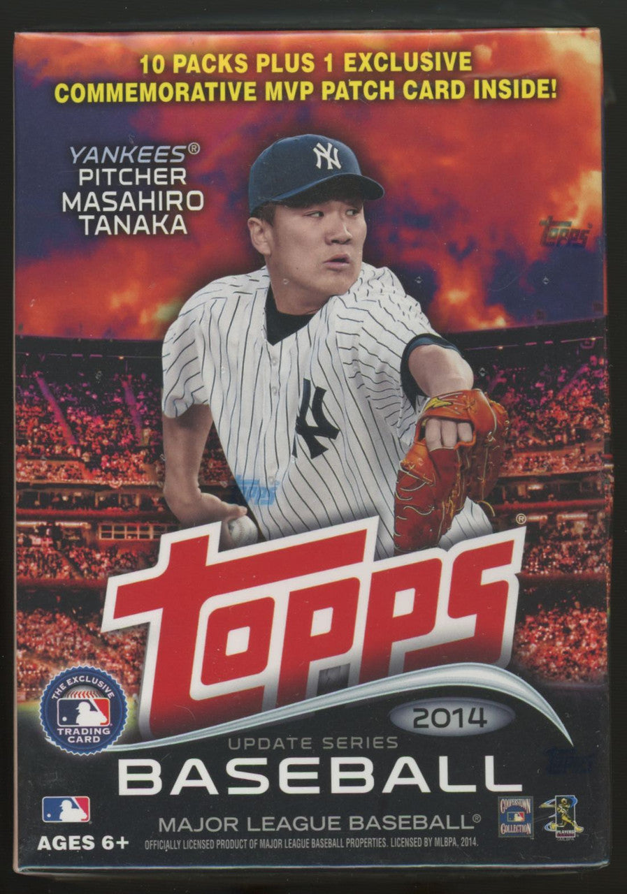 2014 Topps Baseball Update Series Blaster Box Factory Sealed