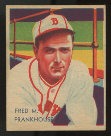 1935 National Chicle Fred M. Frankhouse Diamond Stars #62 EX-MT
