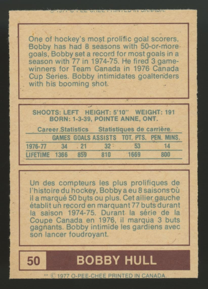 1977-78 O-Pee-Chee WHA Hockey Complete Set (66) EX/MT-NM