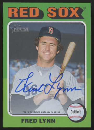 2024 Topps Heritage Fred Lynn Real One Auto #ROA-FL