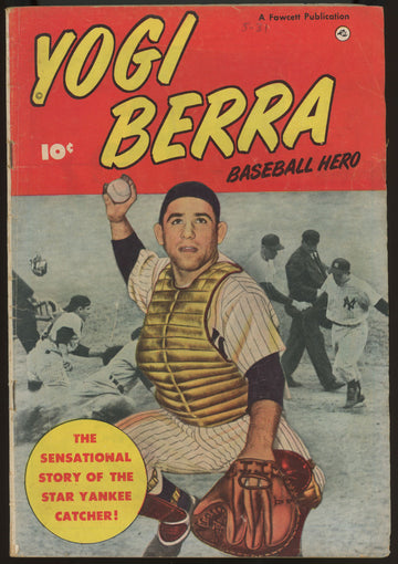 1951 Fawcett Yogi Berra Baseball Hero Comic Book Fair Condition