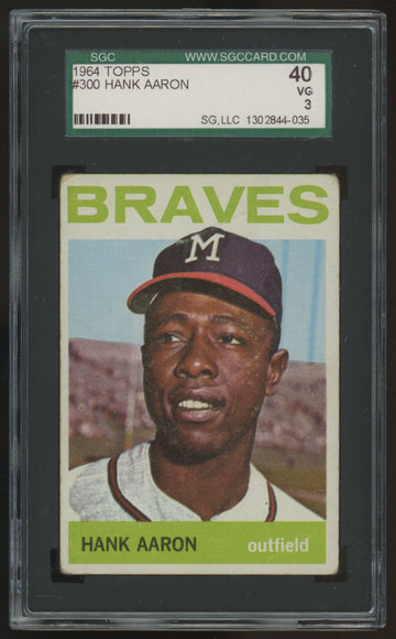 1964 Topps Hank Aaron #300 SGC 3 *035