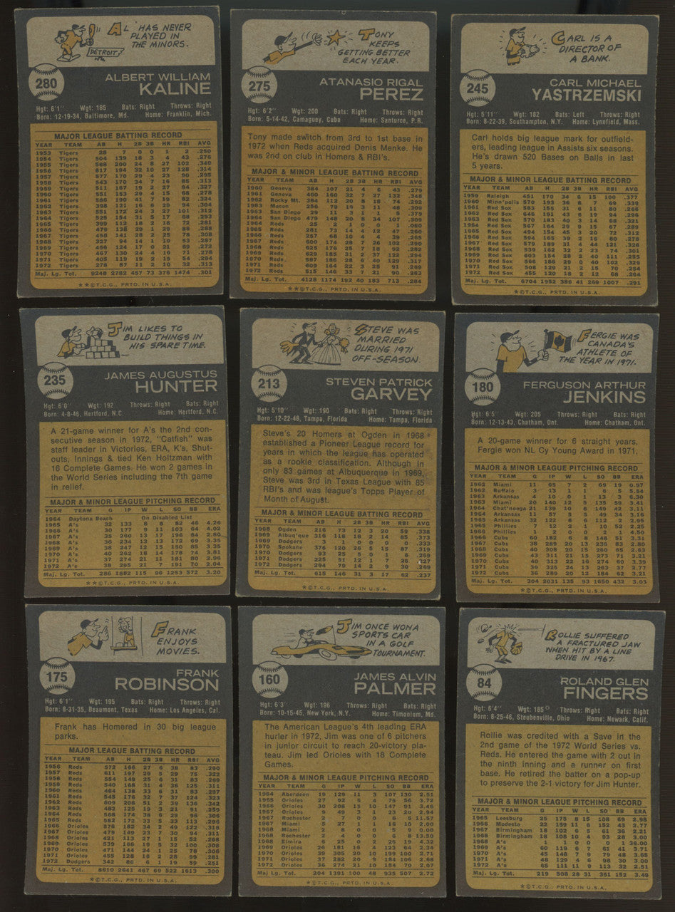 1973 Topps Baseball Complete Set (660) Overall EX-MT