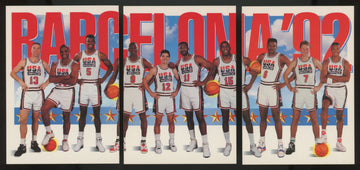 1992 Skybox USA Barcelona Dream Team #544 #545 #546 "B"