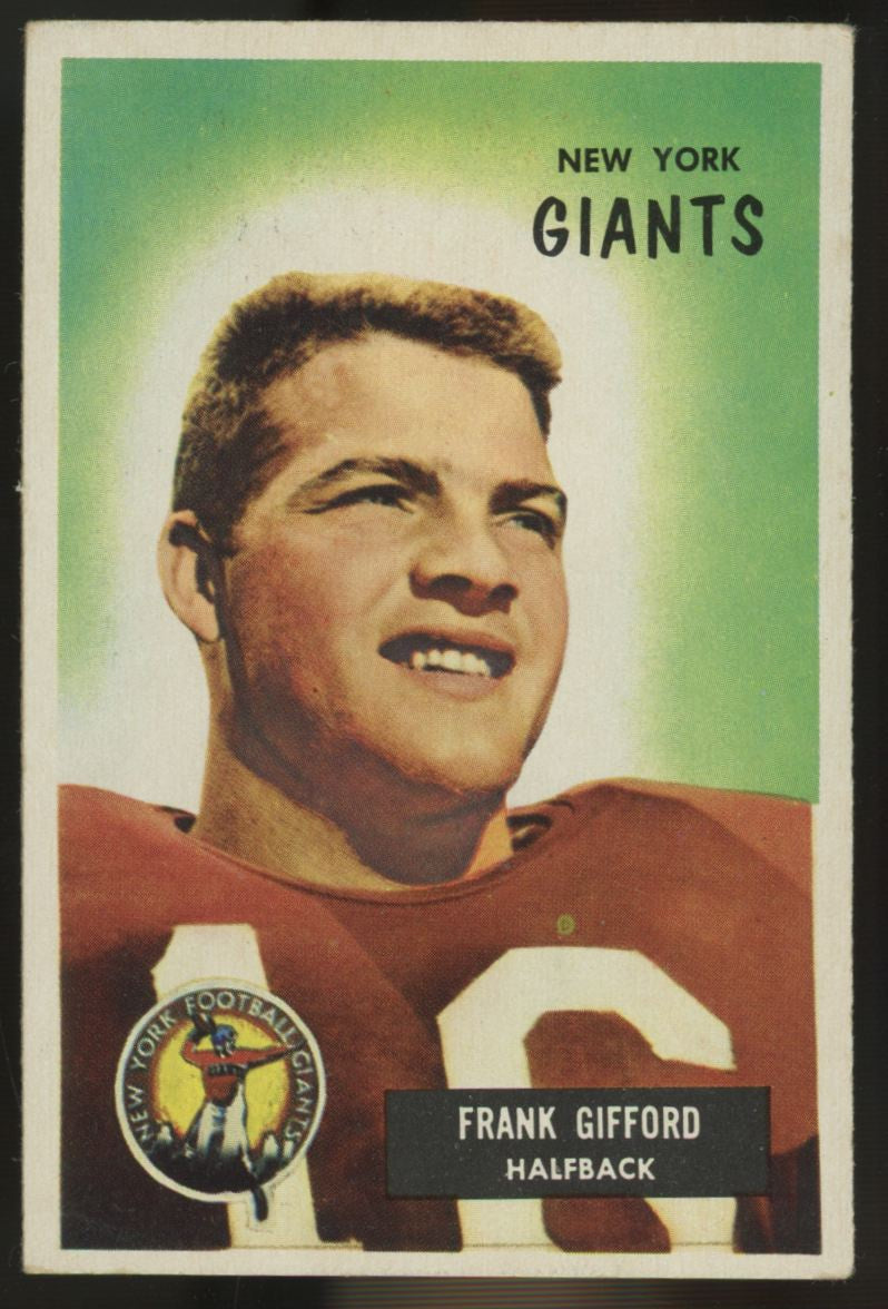 1955 Bowman Frank Gifford #7 VG/EX "A"