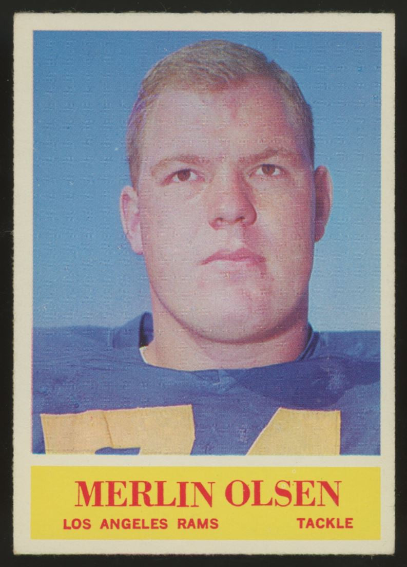 1964 Philadelphia Merlin Olsen RC #91 EX+