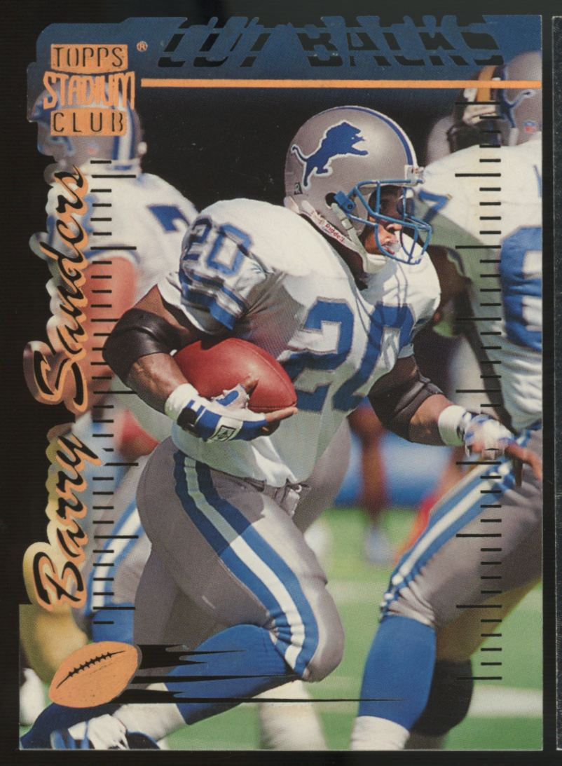 1996 Topps Stadium Club Barry Sanders Cut Backs #C2