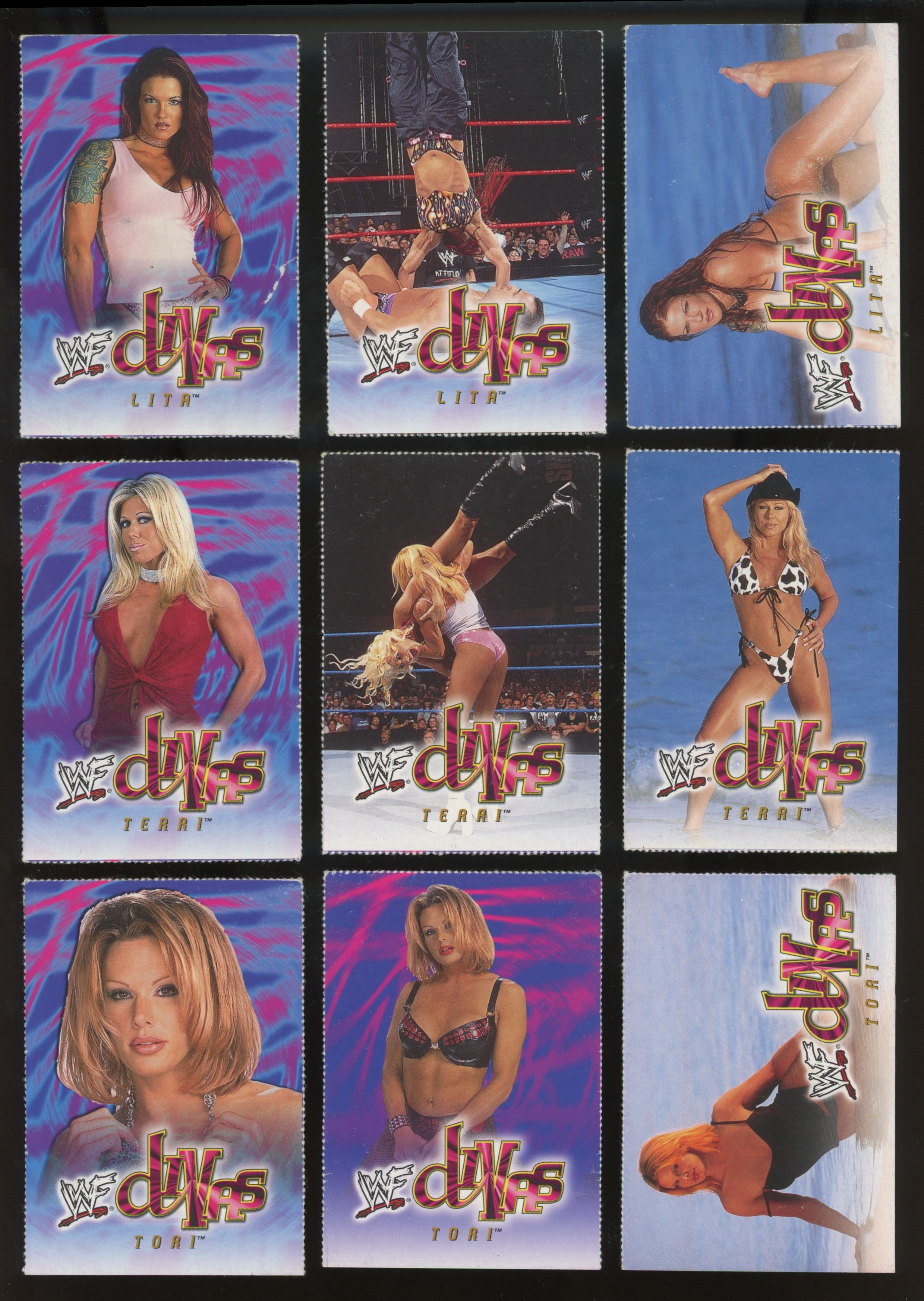 2001 Fleer WWF Divas Set 2 Complete