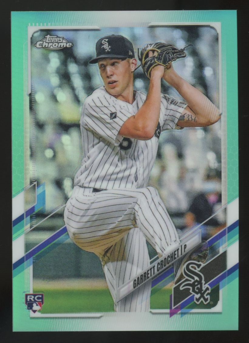 2021 Topps Chrome Garrett Crochet RC Aqua Refractor /199 #69
