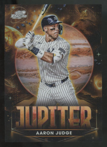 2025 Topps Chrome Cosmic Aaron Judge Planetary Pursuit Jupiter SSP #PPJ-1