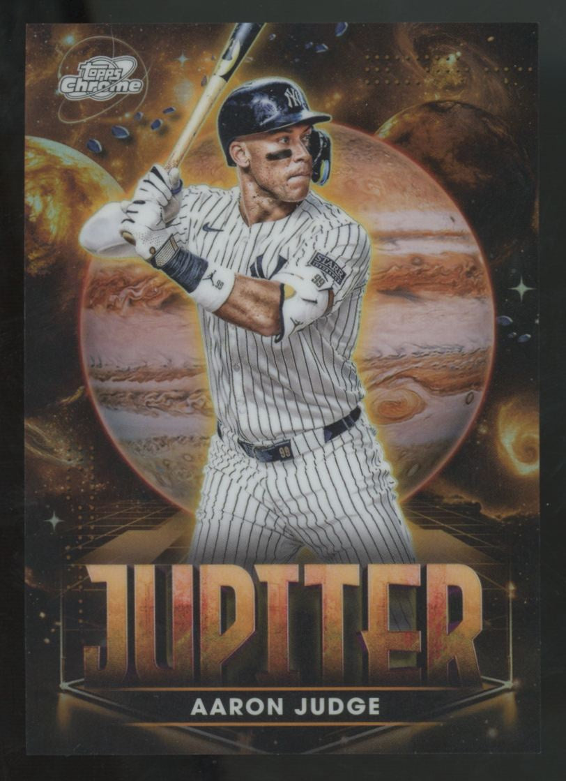 2025 Topps Chrome Cosmic Aaron Judge Planetary Pursuit Jupiter SSP #PPJ-1