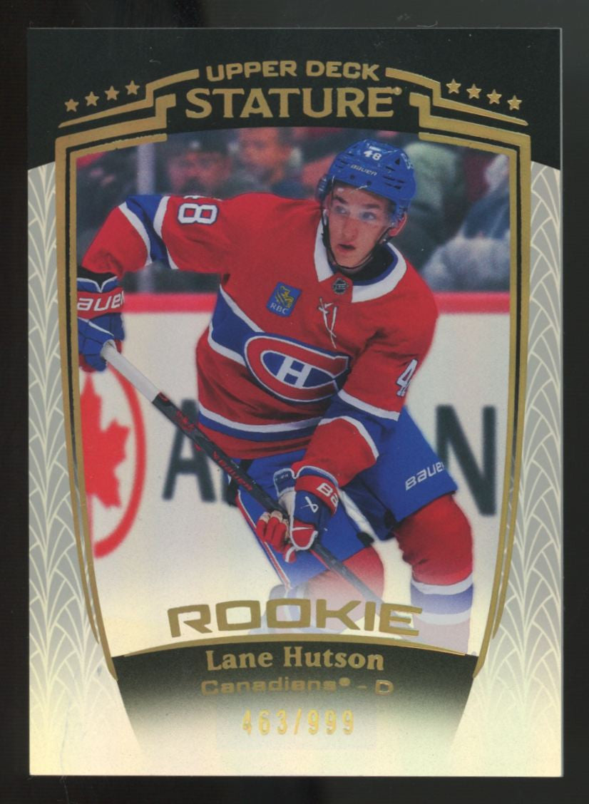 2024-25 Upper Deck Stature Lane Hutson RC /999 #50