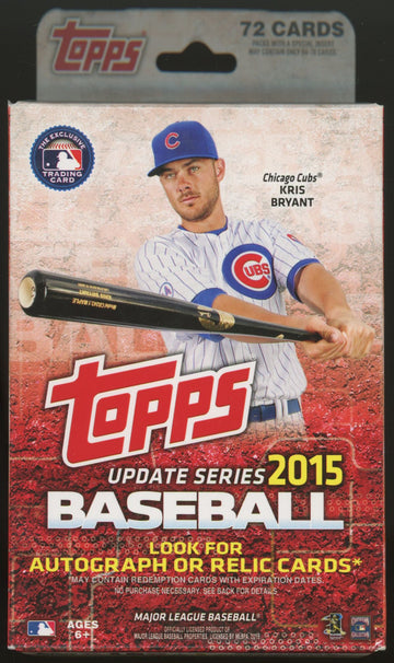 2015 Topps Baseball Update Series Hanger Box Factory Sealed