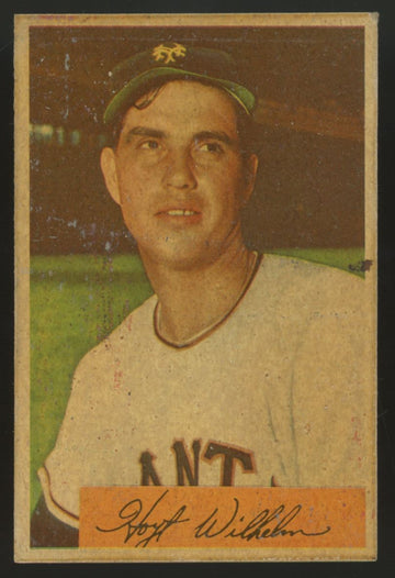 1954 Bowman Hoyt Wilhelm #57 Poor