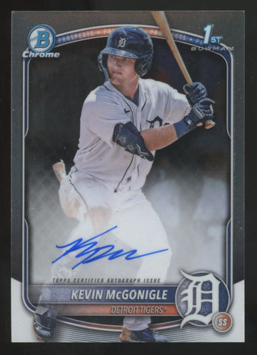 2025 Bowman Kevin McGonigle 1st Chrome Prospect Auto #CPA-KM