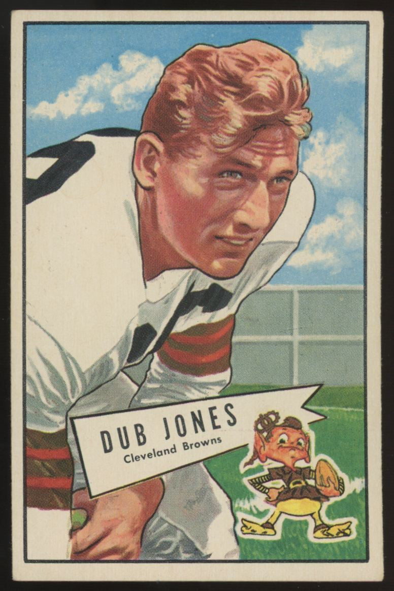 1952 Bowman Large Dub Jones #86 EX
