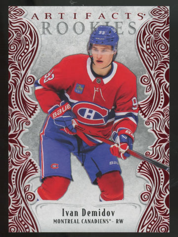 2025-26 Artifacts Ivan Demidov RC Ruby Red /599 #174