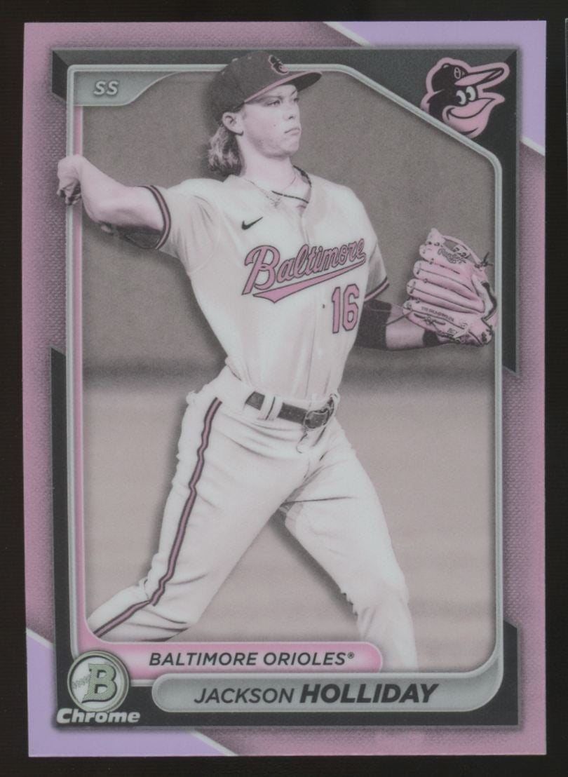 2024 Bowman Chrome Jackson Holliday Pearl Refractor #BCP-47