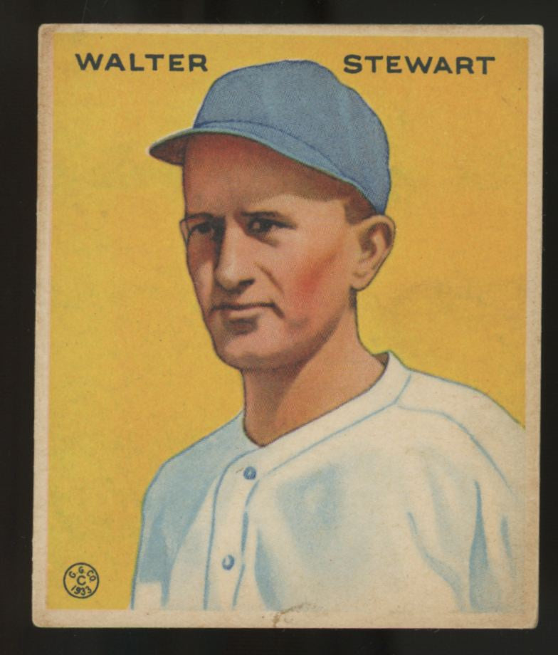 1933 Goudey Walter Stewart #121 EX