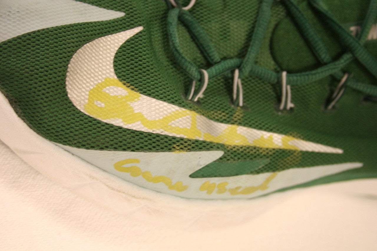 Bryn Forbes Autographed Game Used Shoes
