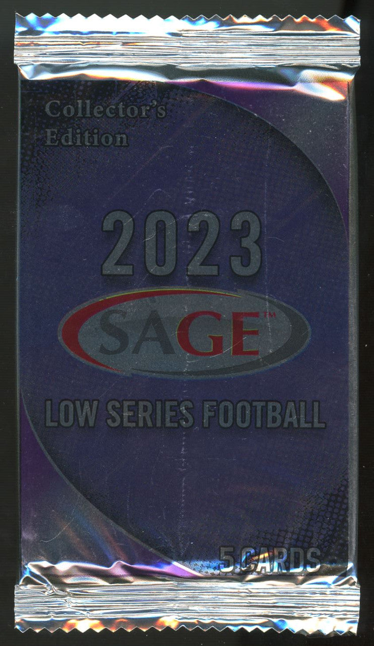 2020-2023 Sage Football Lot of 7 Sealed Packs Hit Artistry