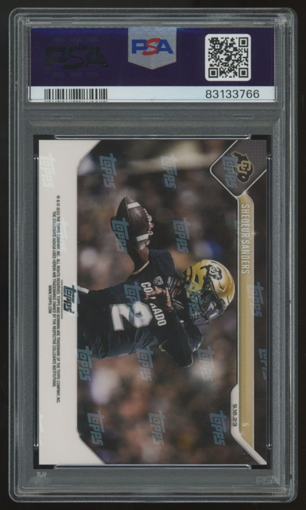 2023 Bowman U Now Shedeur Sanders #5 PSA 10 *766