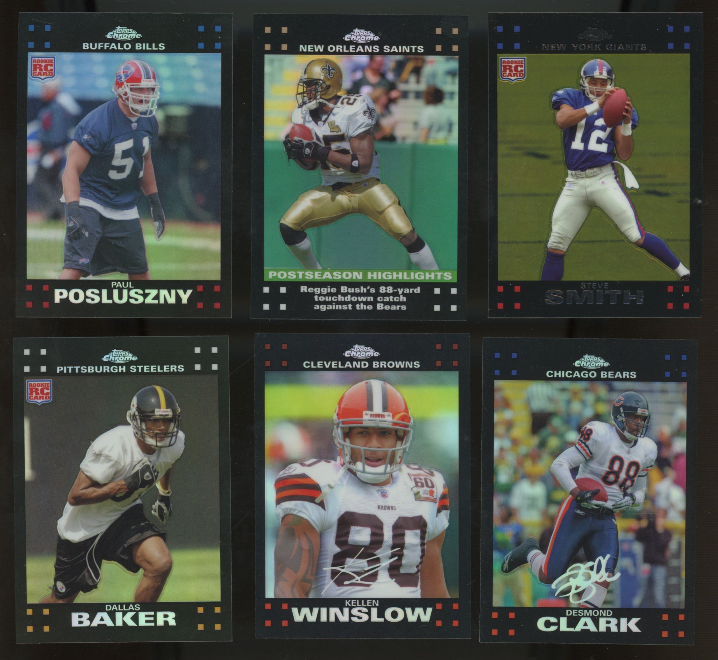 1990s-2010s Topps/Bowman Football Refractors (Lot of 66)