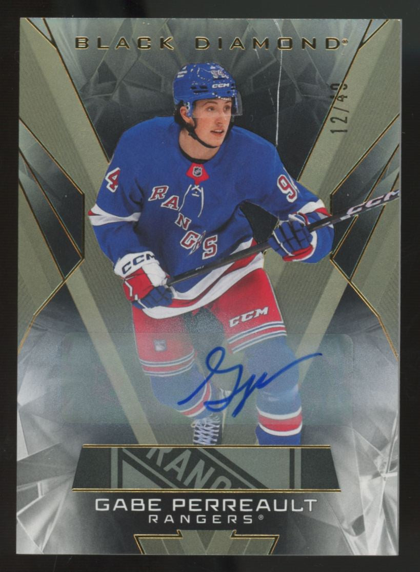 2025-26 Upper Deck Black Diamond Gabe Perreault RC Auto /49 #BDB-GP