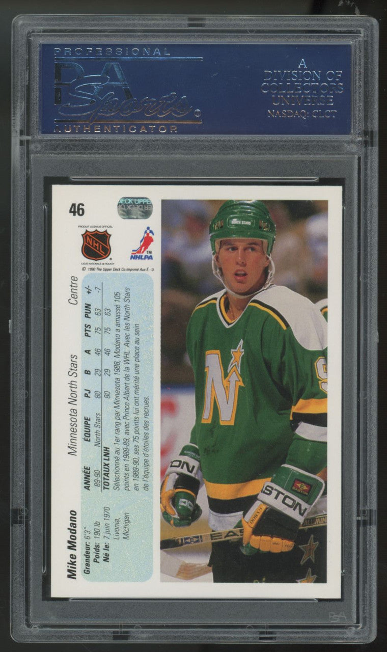 1990-91 Upper Deck French Mike Modano RC #46 PSA 10