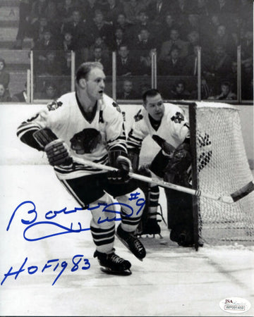 Bobby Hull Autographed Skating JSA 8x10 Photo