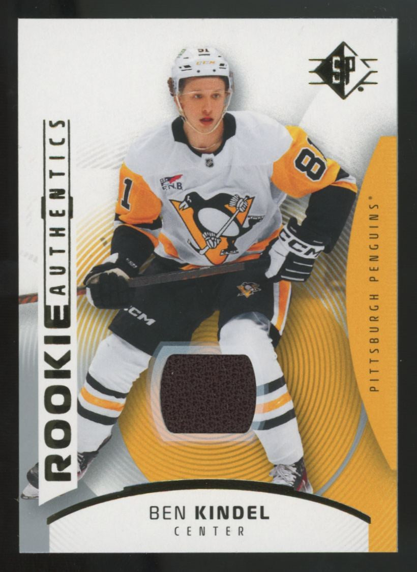 2025-26 Upper Deck SP Ben Kindel RC Authentics Patch #102