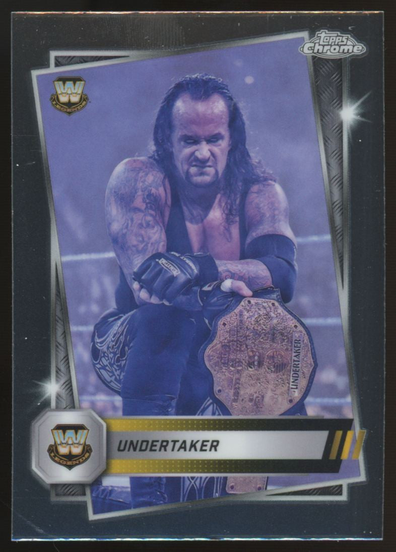 2025 Topps Chrome WWE Undertaker Image Variation SSP #299