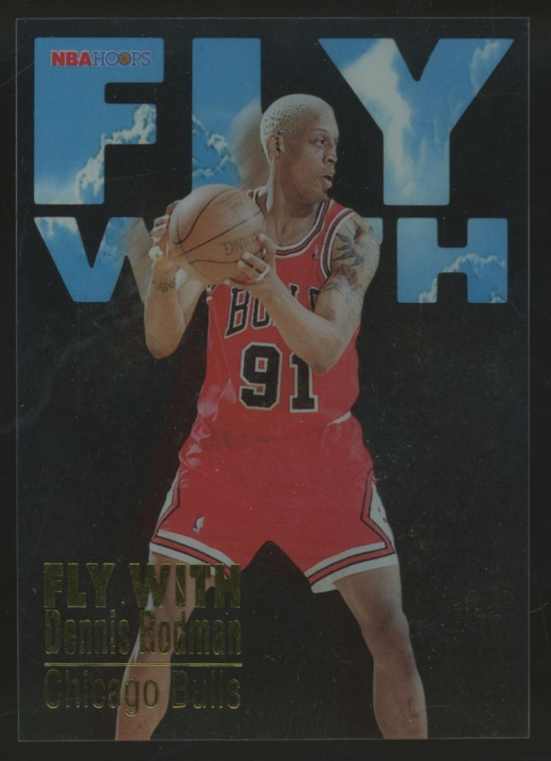 1996-97 Fleer NBA Hoops Dennis Rodman Fly With #7
