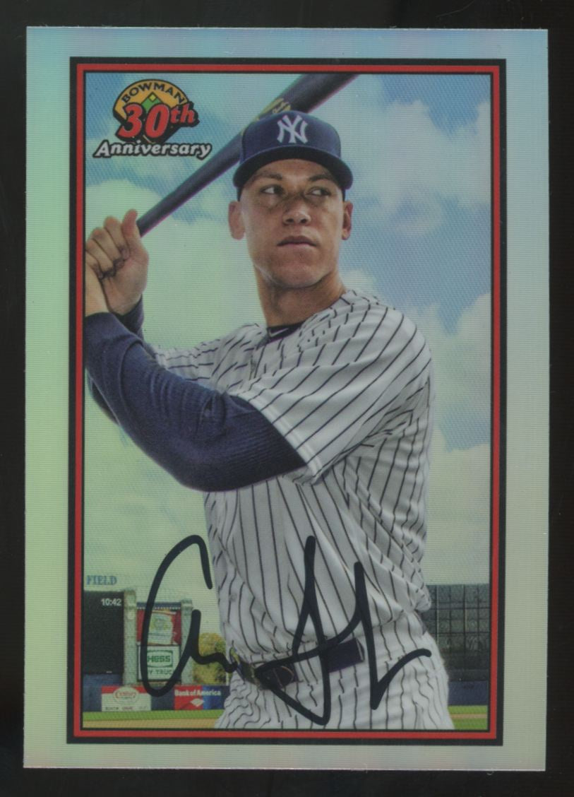 2019 Bowman Aaron Judge Chrome 30th Anniversary Refractor #B30-AJ