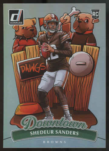 2025 Panini Donruss Shedeur Sanders RC Downtown SSP #17 "B"